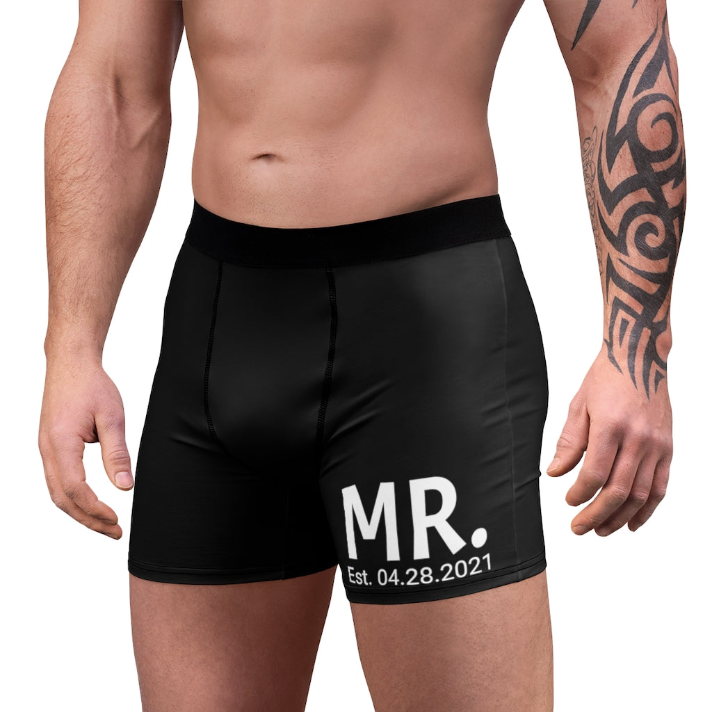 Mr Mrs Personalized Underwear Set, Custom Bridal Underwear, Gift For Bride Groom, Anniversary Underwear Set, newly Wedding Underwear
