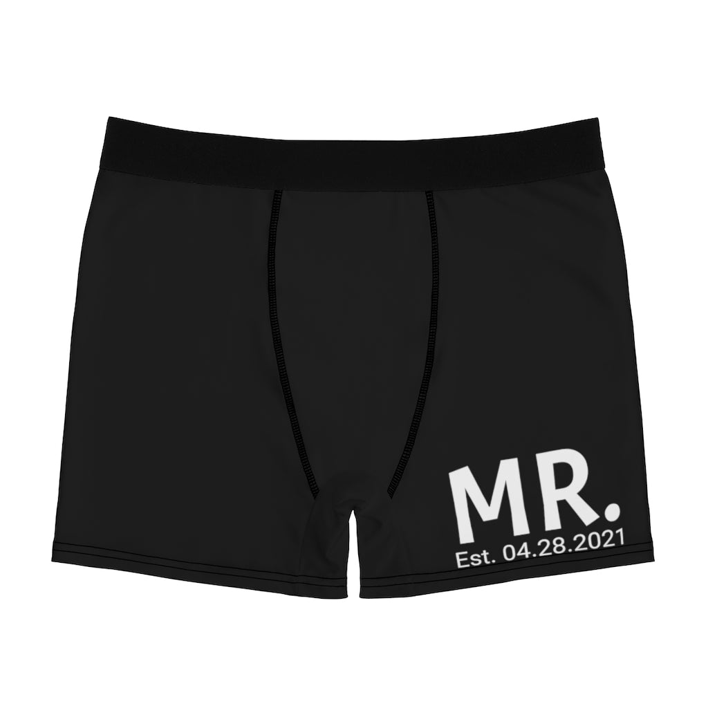 Mr Mrs Personalized Underwear Set, Custom Bridal Underwear, Gift For Bride Groom, Anniversary Underwear Set, newly Wedding Underwear