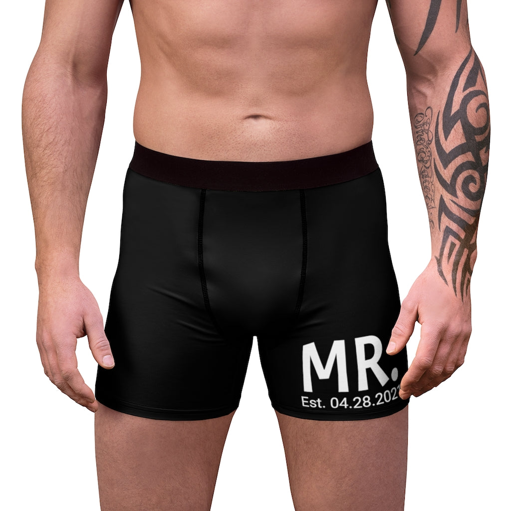 Mr Mrs Personalized Underwear Set, Custom Bridal Underwear, Gift For Bride Groom, Anniversary Underwear Set, newly Wedding Underwear