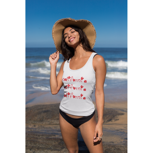 California - Camiseta de tirantes premium mujer