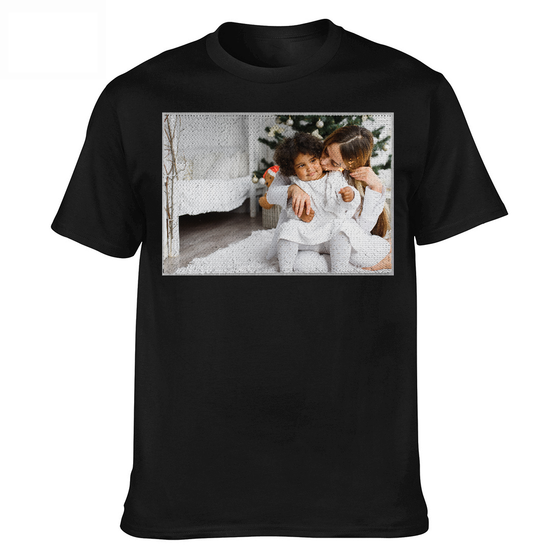 Camiseta de mujer de hombre de lentejuelas reversibles personalizadas, camiseta unisex de lentejuelas personalizadas con su imagen y texto, regalo de cumpleaños, camisa de parejas familiares, regalo del día del padre, regalo de mordaza