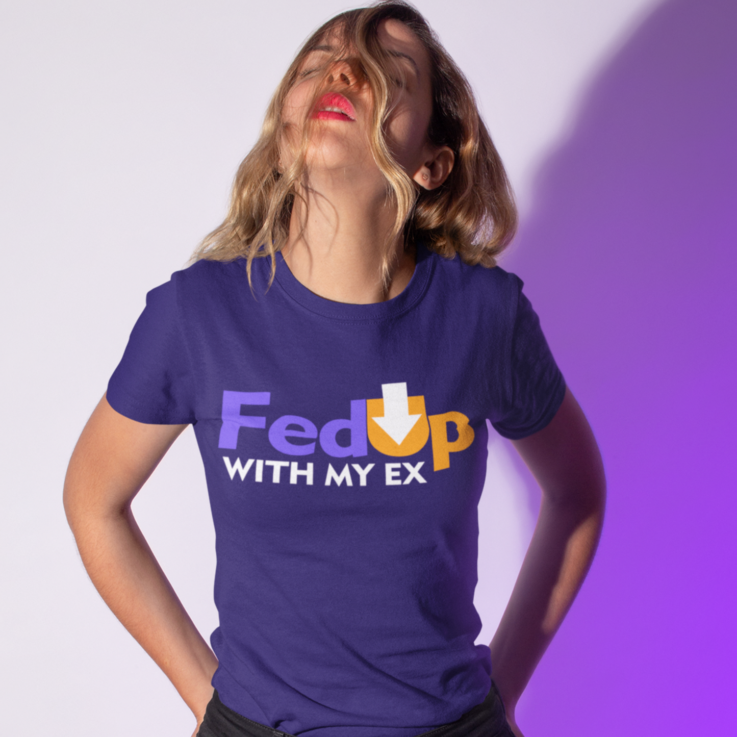 Harto de mi ex, FEDUP con mi ex, camisa de mujer divertida, camisa de hombre divertido, camisa de ruptura, camisa de amante del sarcasmo, camiseta gráfica, camisa de cita divertida