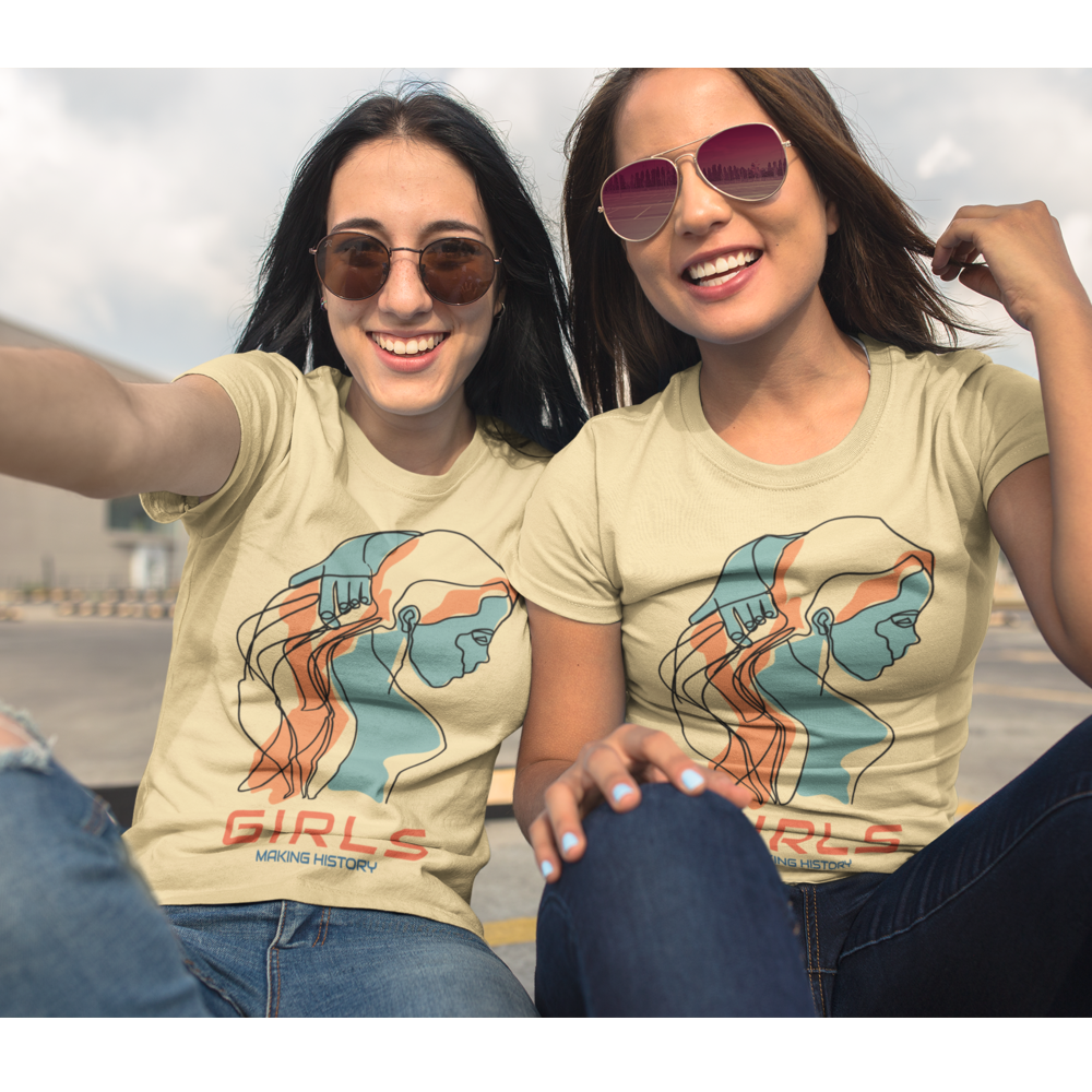 Girls Making History - Comfortwash Garment Dyed T-Shirt