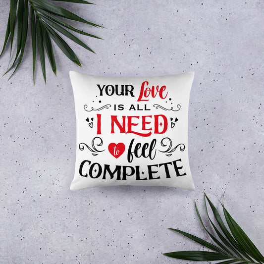 All You Need Is Love - Funda de almohada con inserto - Valentine, Lover Gifts