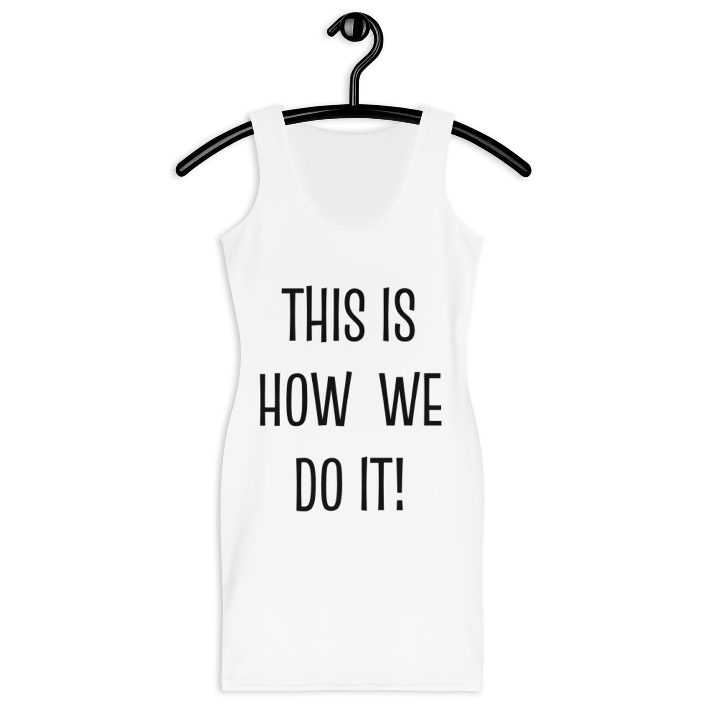 Así es como lo hacemos: vestido camisero ajustado
