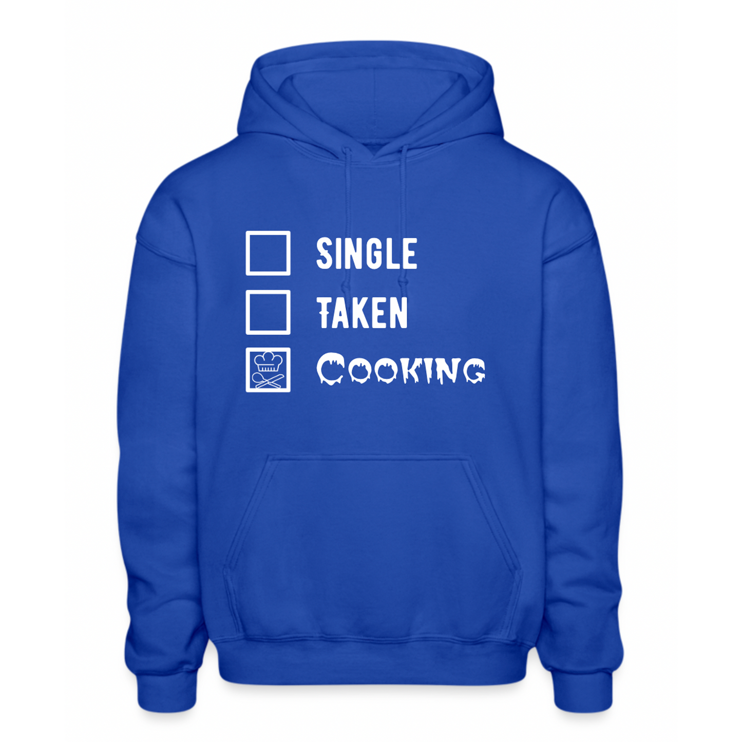 Single Taken Personalized Meme Heavy Men Women Hoodie Funny Gift Self Love, Text Glows in Dark