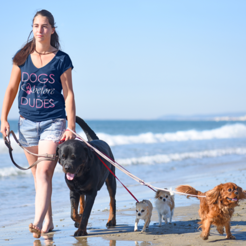 Dogs Before Dudes Roll Cuff Shirt, Dog Mom Roll Cuff Shirt, Dog Owner Roll Cuff Shirt, Dog Shirts for Women, Dog Mom Tee, Doggy Gift, Dog Owner Gift