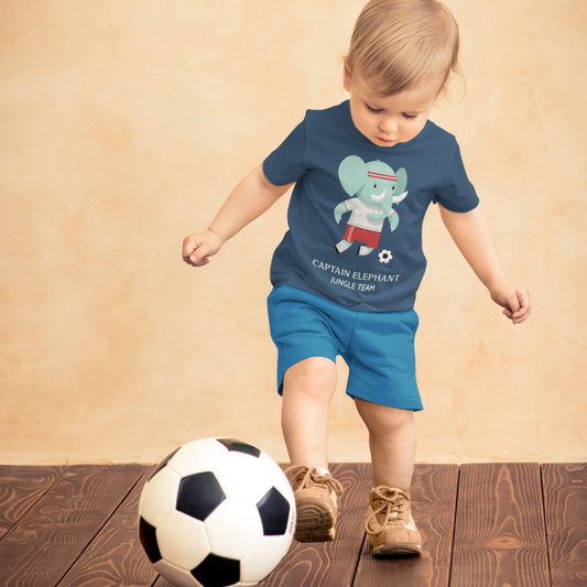 Captain Elephant, Jungle Team - Toddler Premium T-Shirt