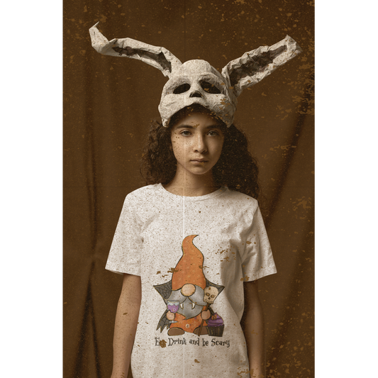 Eat, Drink and be Scary, Halloween Kids Graphic Shirt, Funny Halloween Gift T-Shirt