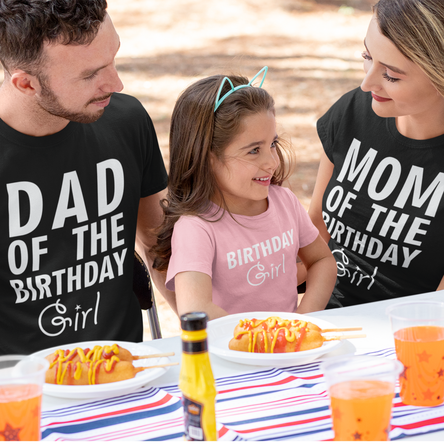 Camiseta a juego de cumpleaños para la familia, mamá de la cumpleañera, camiseta de papá de la cumpleañera, camiseta de cumpleañera, camiseta de cumpleaños para niños pequeños