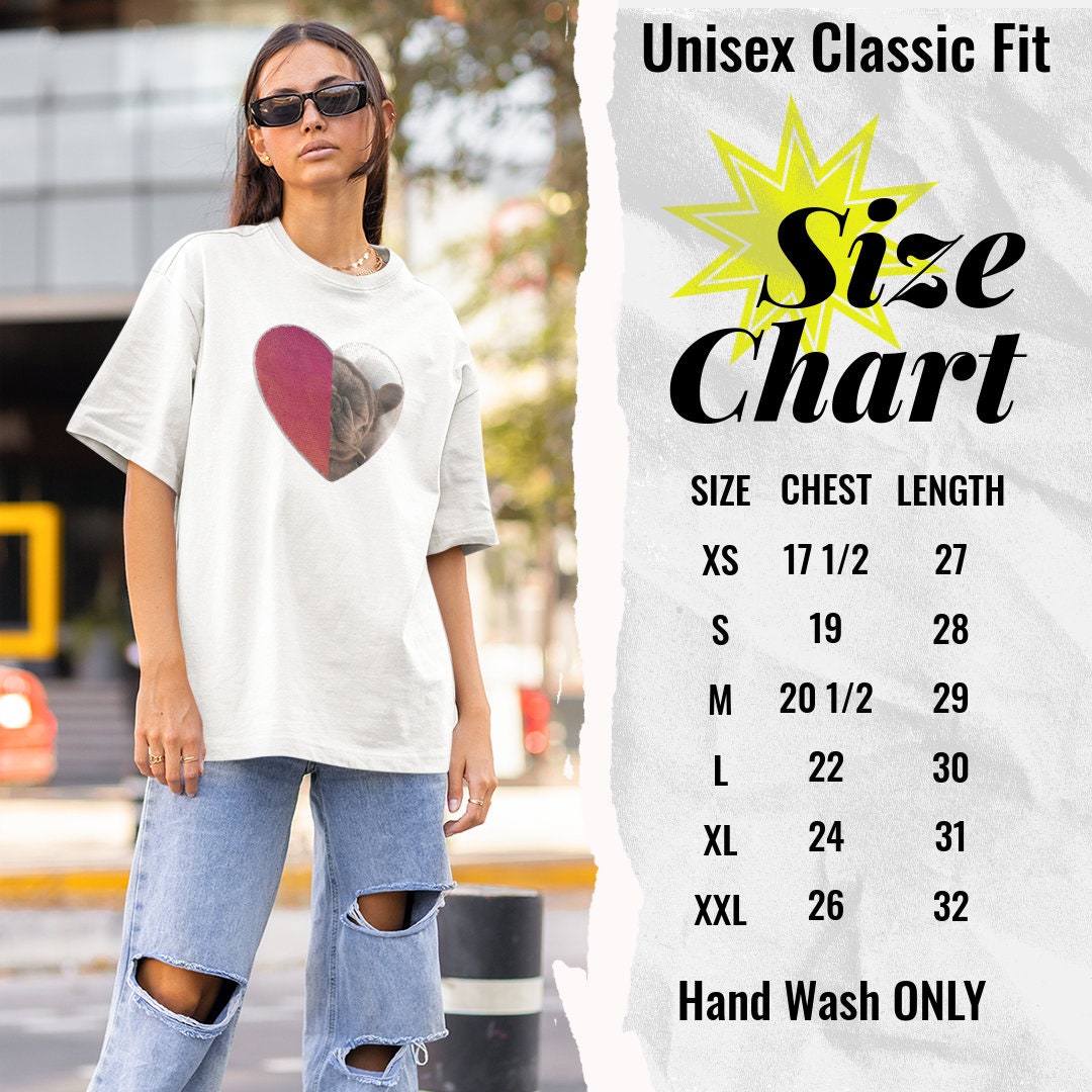 Custom Heart Shaped Sequin With Picture Unisex Shirt | Valentine Day Gift | Gifts for him | Gifts for Her | Valentine's gift idea |