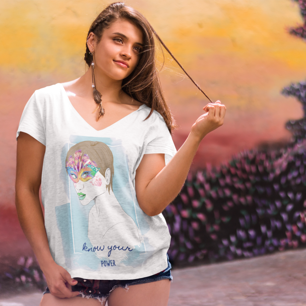 Know Your Power - Women'S Roll Cuff T-Shirt