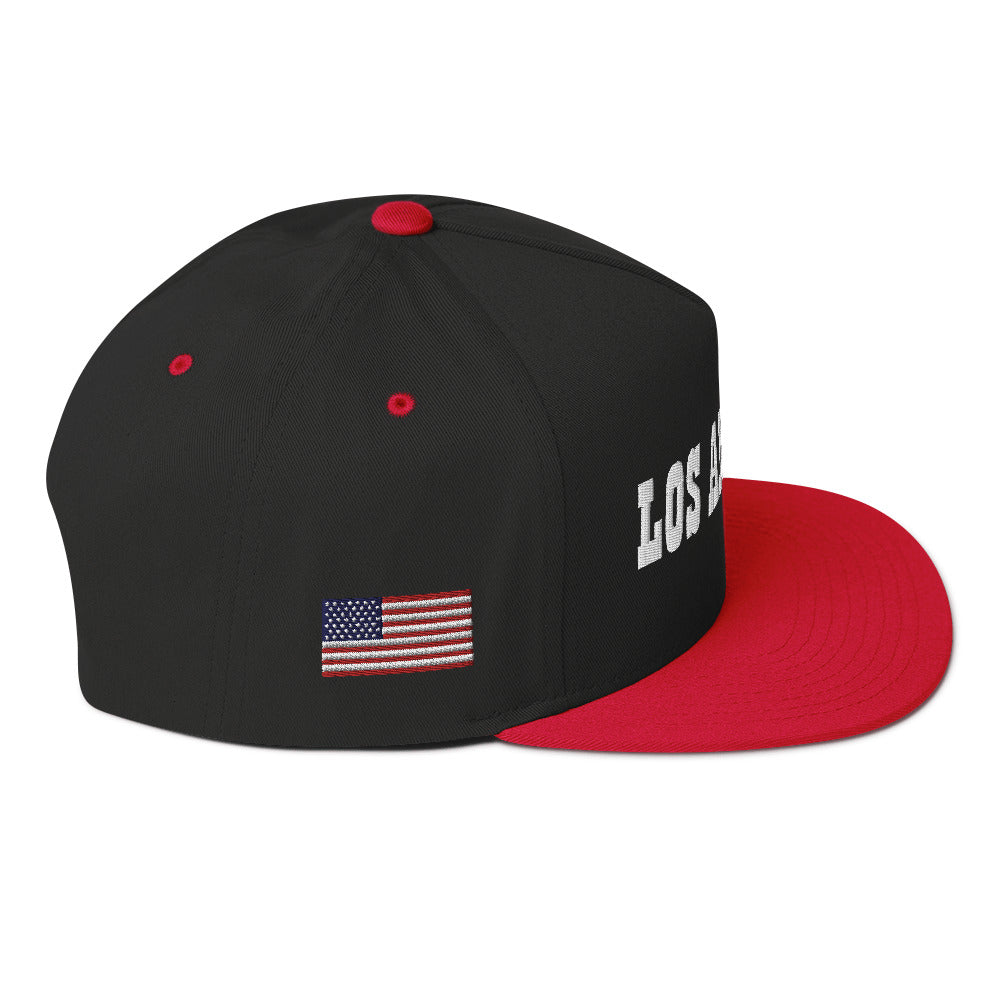 Los Angeles Embroidered Flat Bill Cap