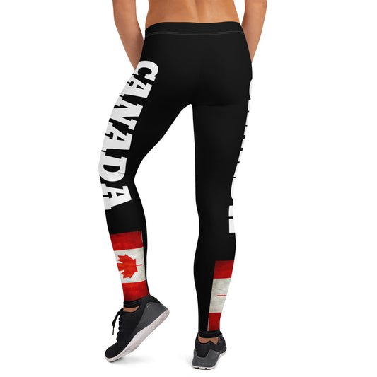 Legging de la bandera canadiense