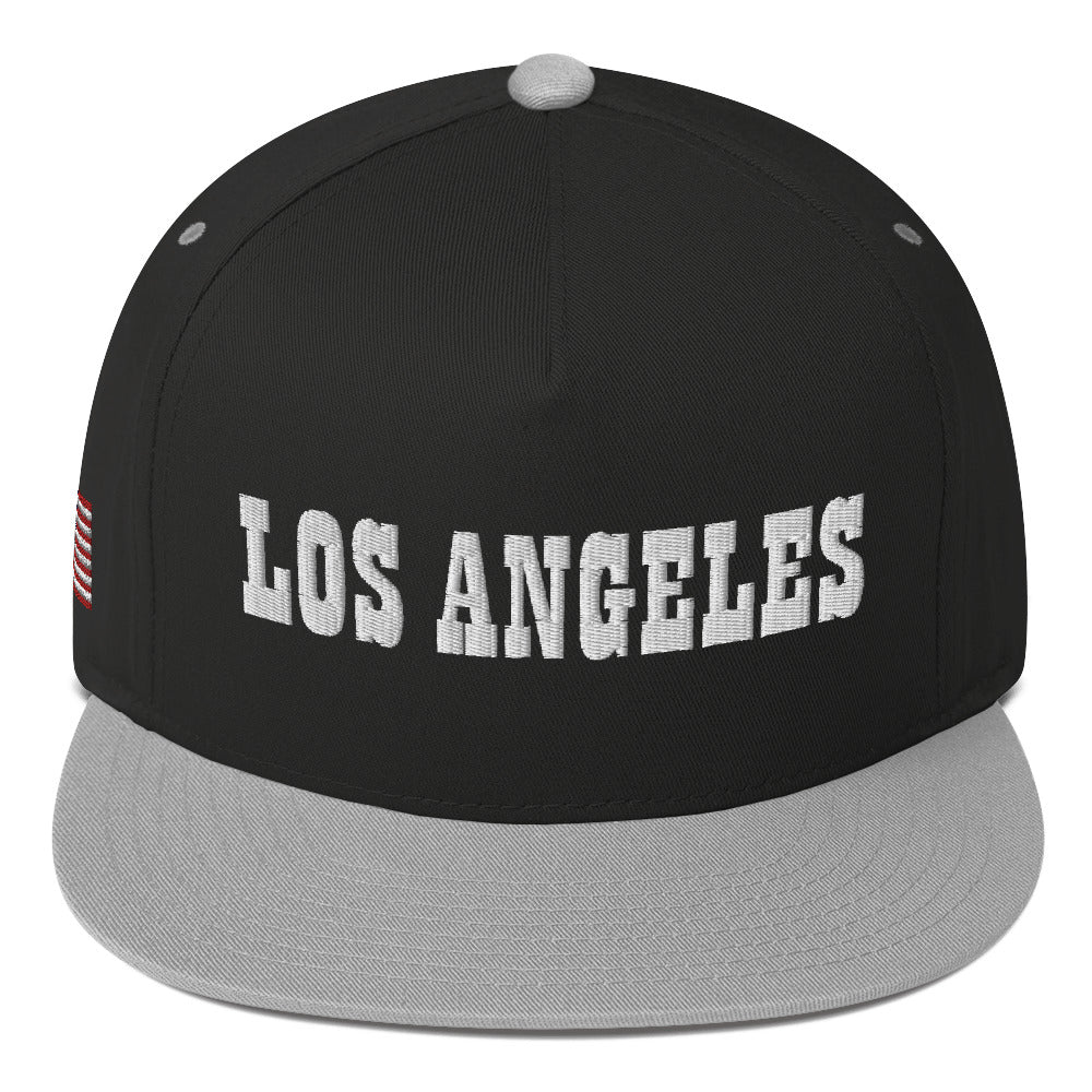 Los Angeles Embroidered Flat Bill Cap
