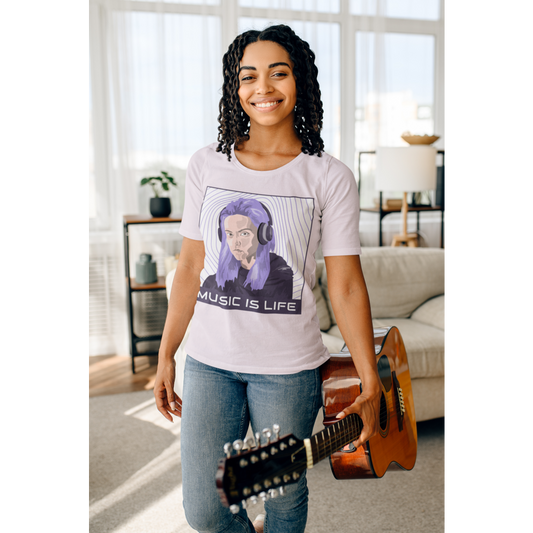 Music Is Life - Women'S T-Shirt