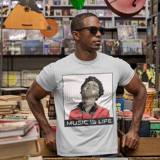 La música es vida - Camiseta clásica