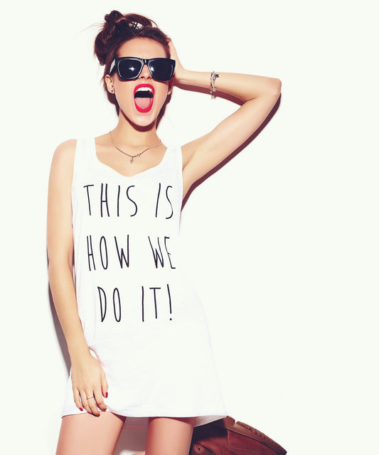 This Is How We Do It - Fitted Shirt Dress
