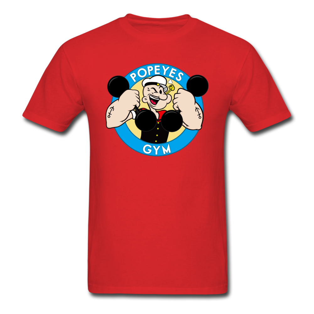 POPEYES GYM Unisex T-Shirt - red
