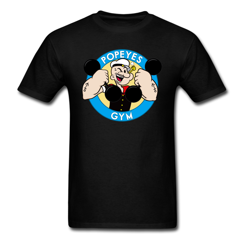 POPEYES GYM Unisex T-Shirt - black