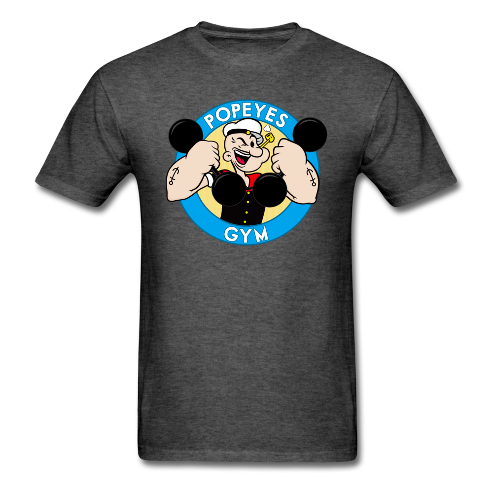 POPEYES GYM Unisex T-Shirt - heather black
