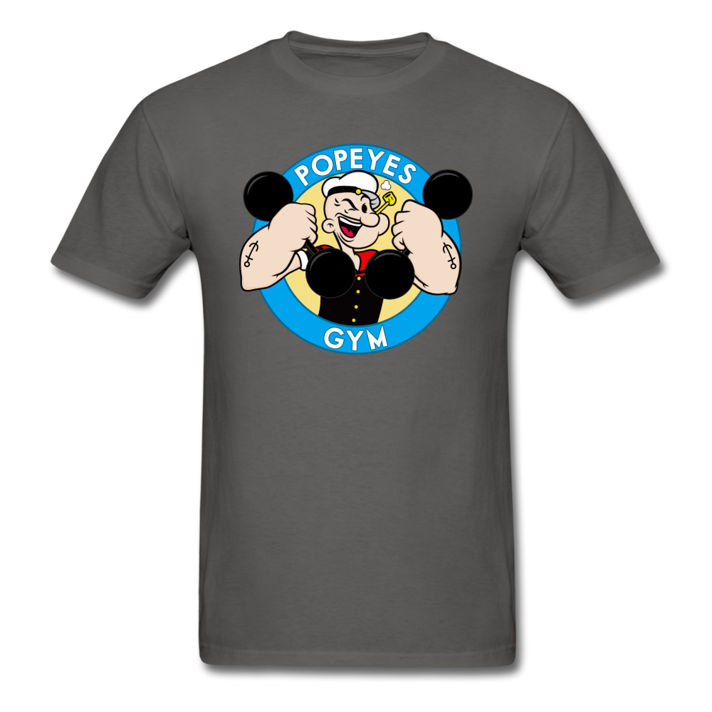 POPEYES GYM Unisex T-Shirt - charcoal