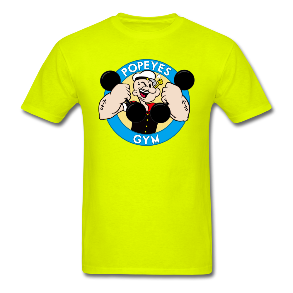 POPEYES GYM Unisex T-Shirt - safety green