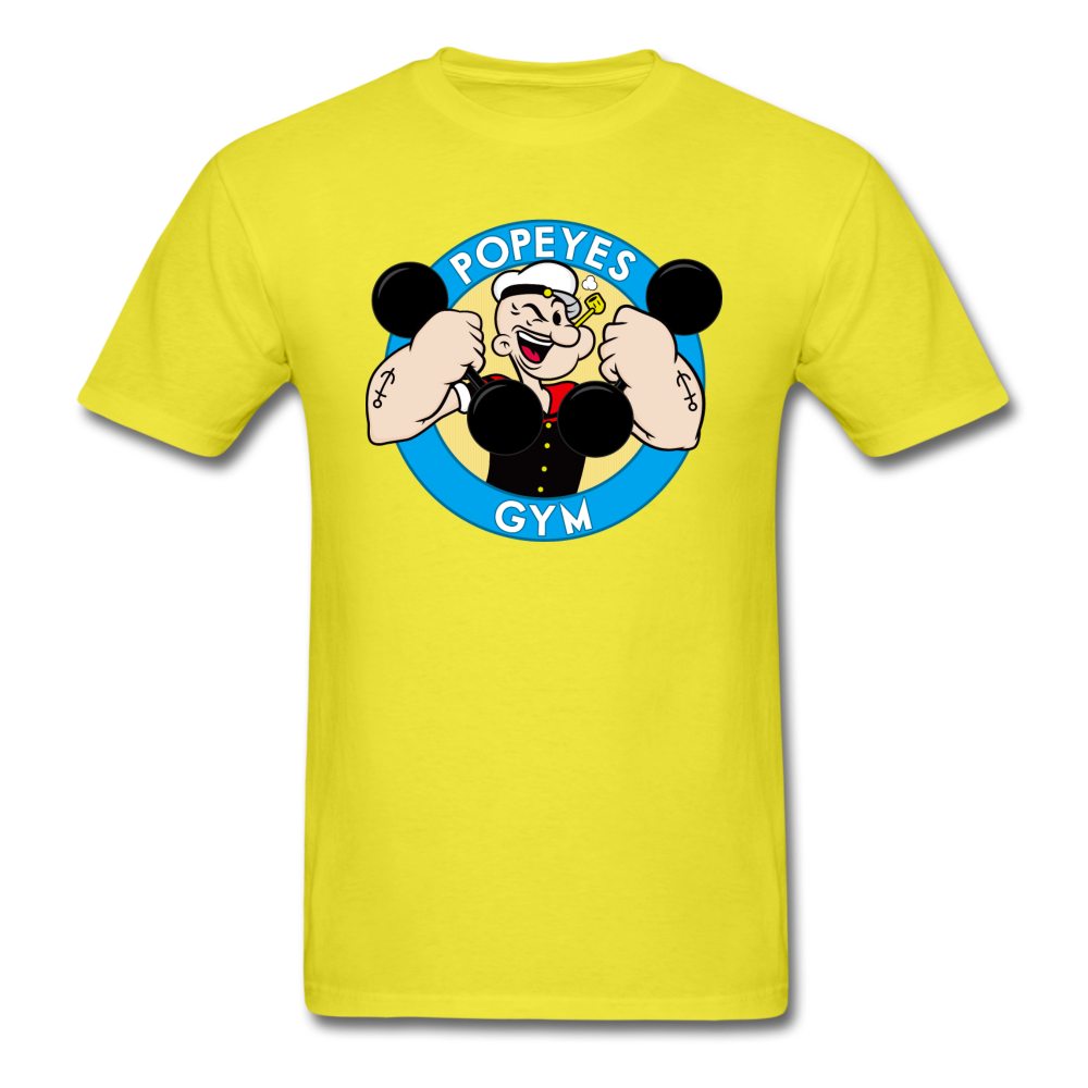 POPEYES GYM Unisex T-Shirt - yellow