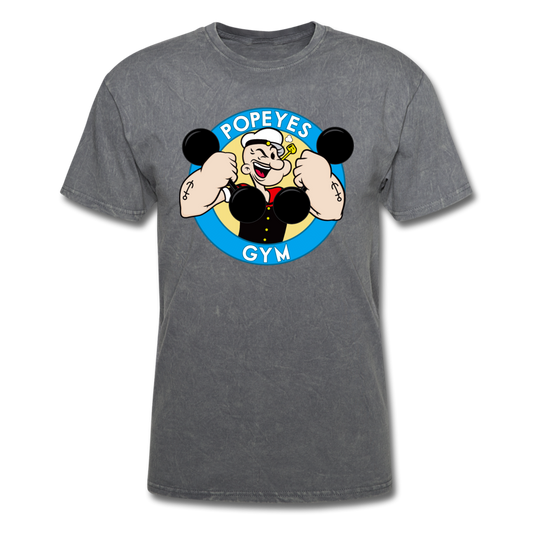 POPEYES GYM Unisex T-Shirt - mineral charcoal gray