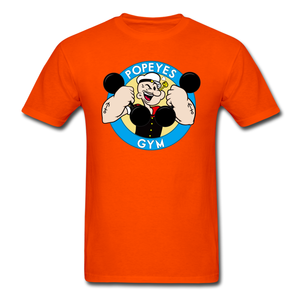 POPEYES GYM Unisex T-Shirt - orange