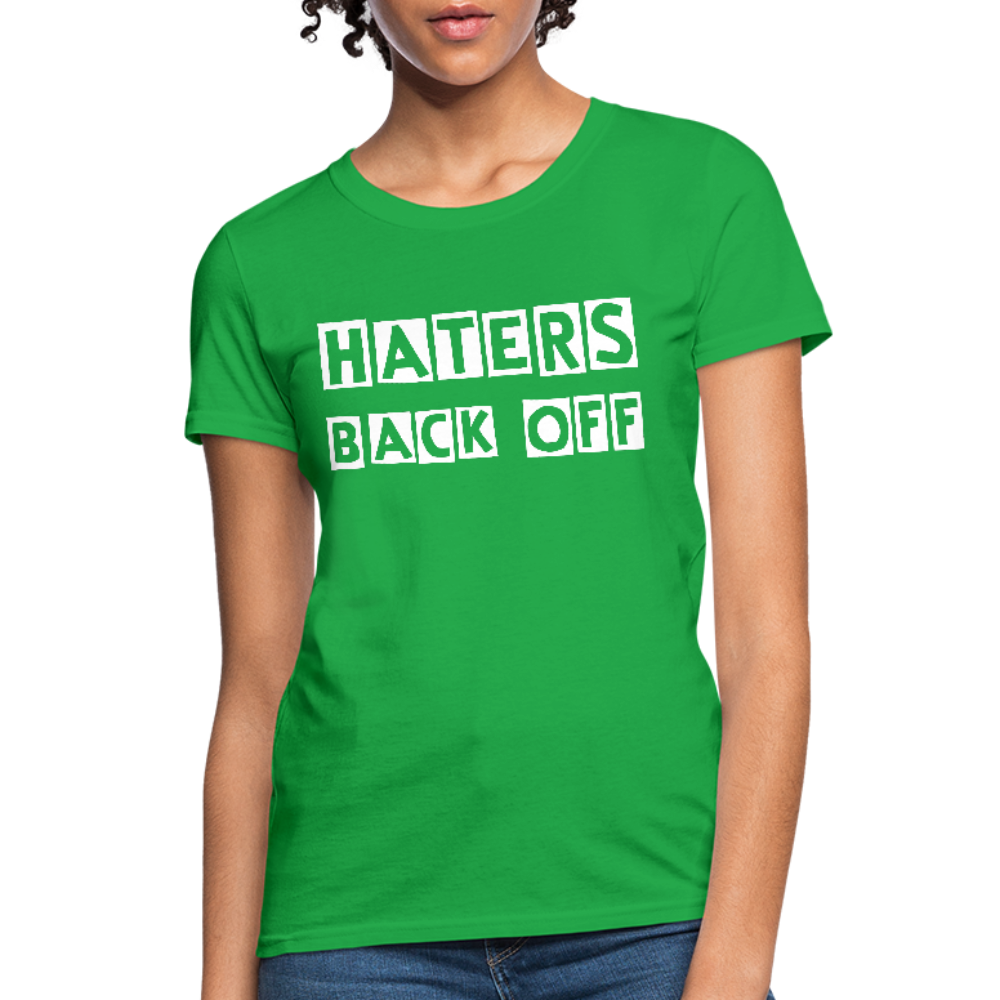 Haters Back Off - Females - bright green