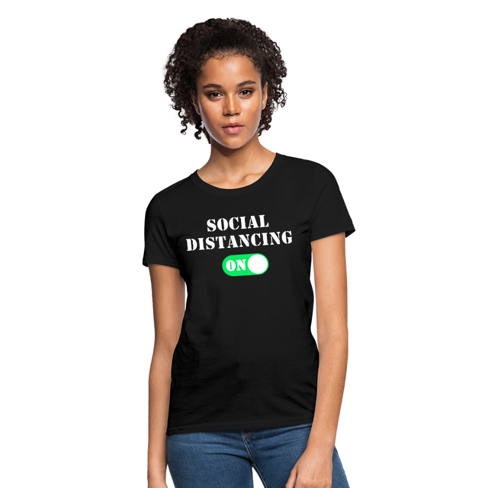 Social Distancing Female - black