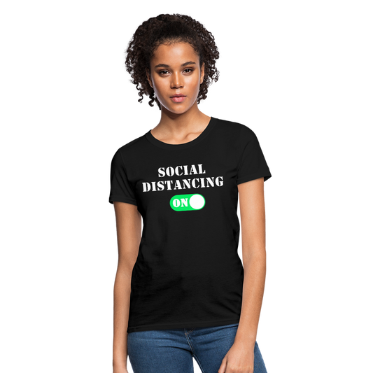 Social Distancing Female - black