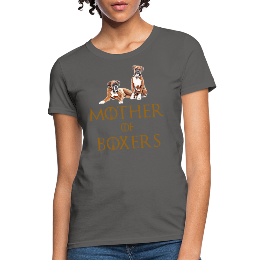 Mother of Boxers - T-Shirt - charcoal