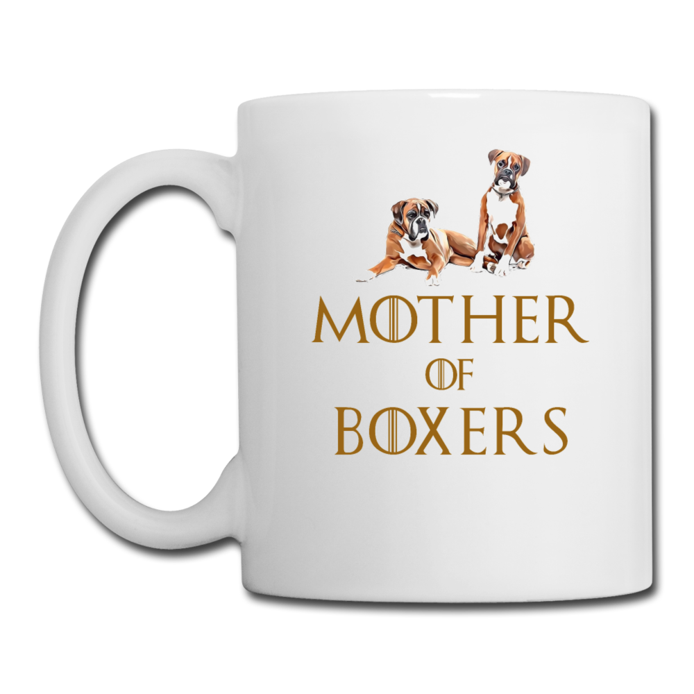Mother of Boxers Coffee/Tea Mug - white