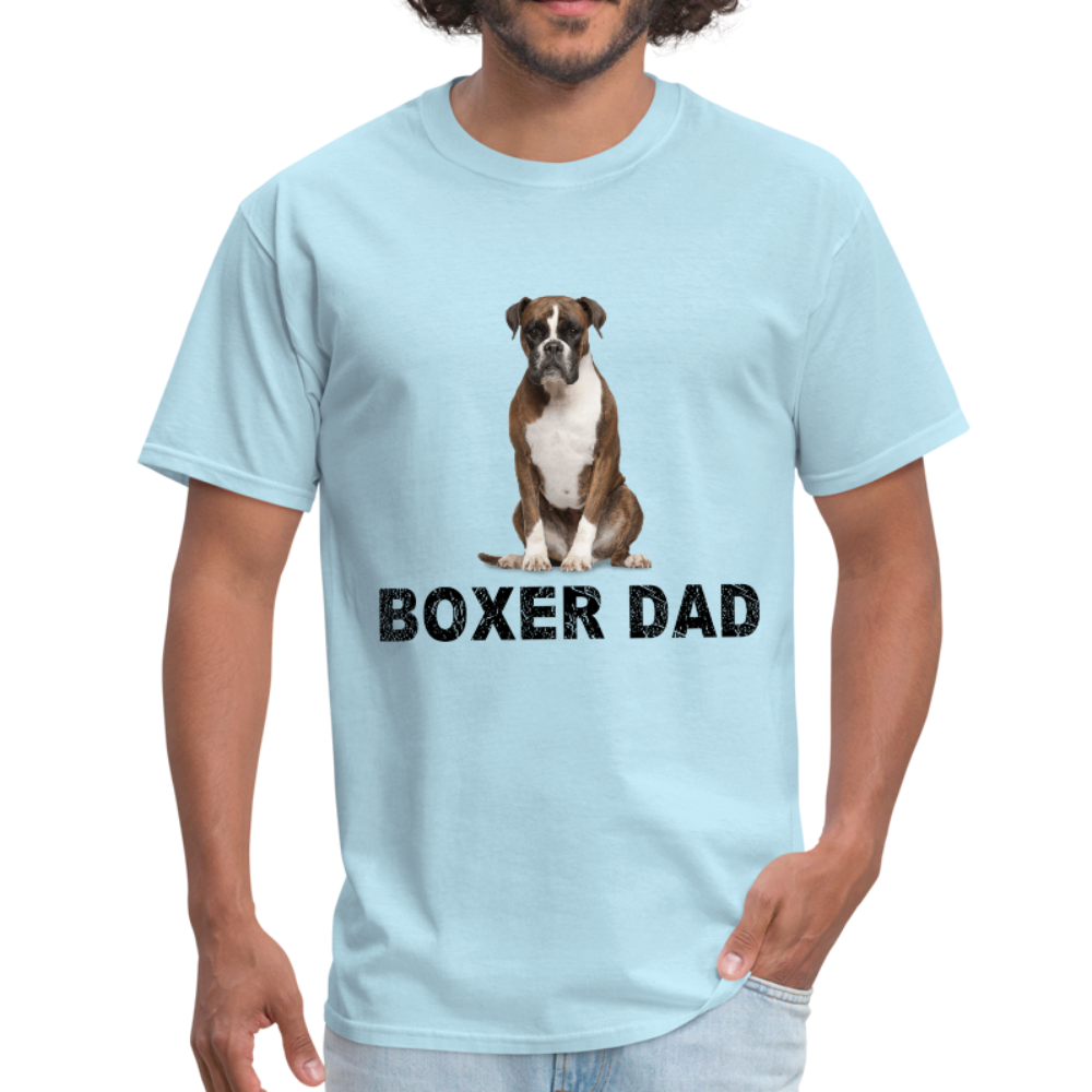 Boxer Dad T-Shirt - powder blue