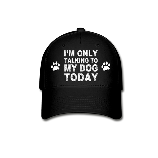 Dog Cap, Funny Dog Cap, I Am Only Talking To My Dog Today Cap, Funny Pet Gift, Dog Lover Gift, Dog Person Gift, Funny Cap, Dog Cap Pet Gift