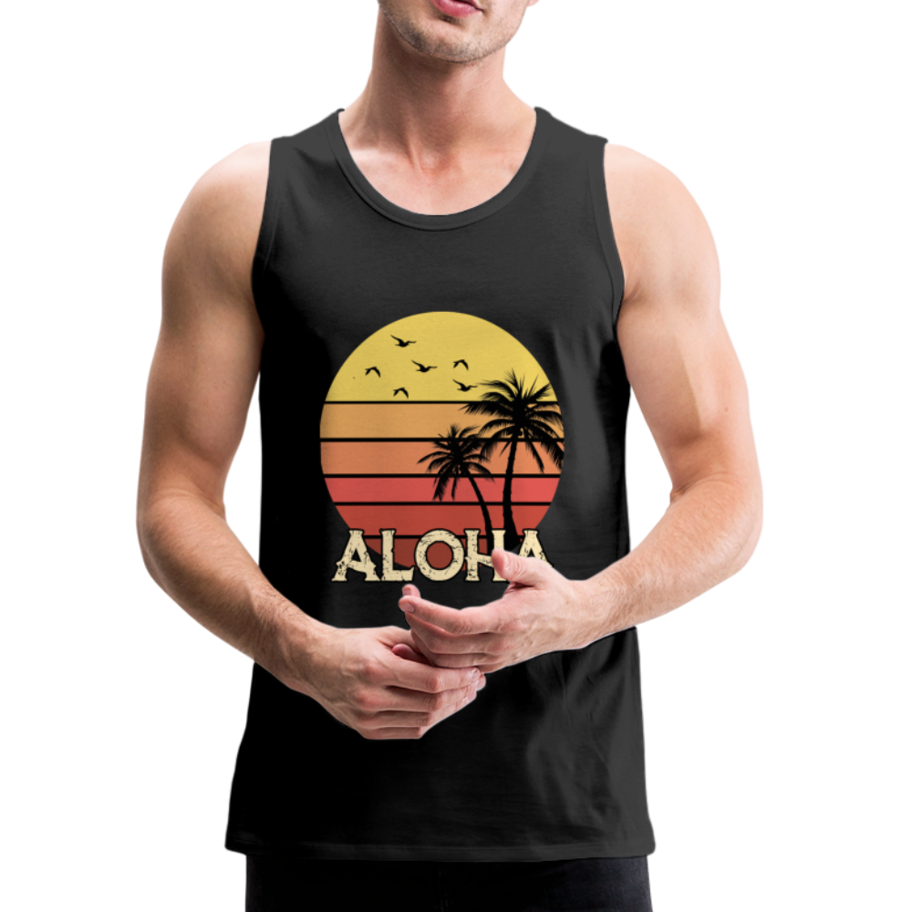 ALOHA Beach - Men’s Premium Tank - black