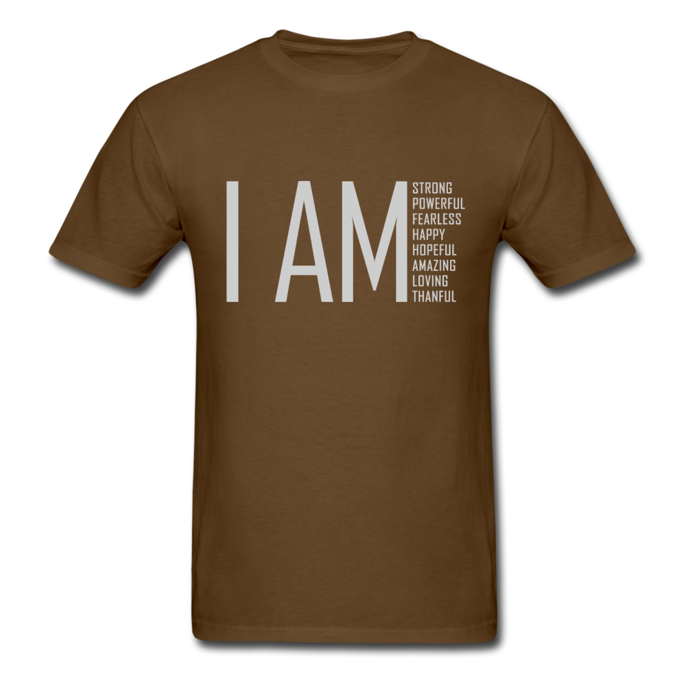 I AM Strong, Powerful, Fearless - Unisex Classic T-Shirt - brown