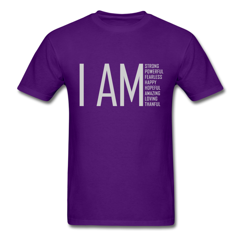 I AM Strong, Powerful, Fearless - Unisex Classic T-Shirt - purple