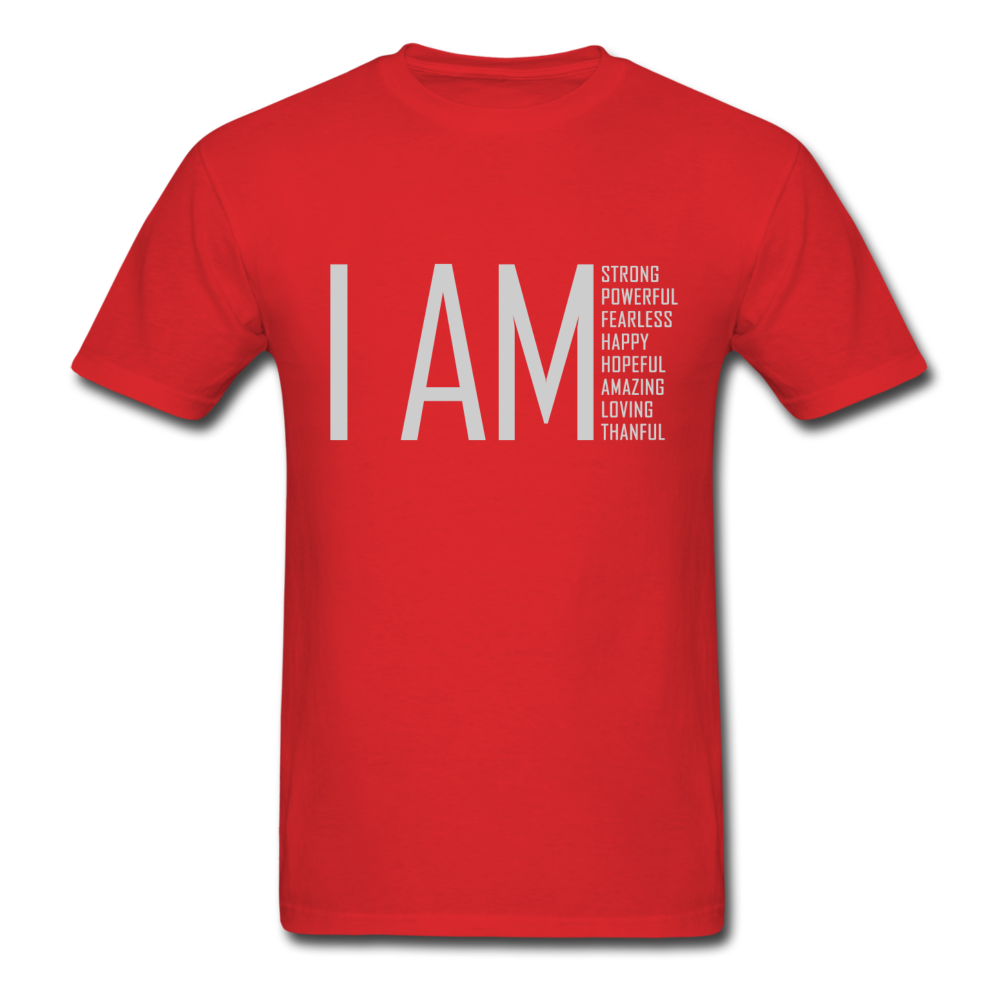 I AM Strong, Powerful, Fearless - Unisex Classic T-Shirt - red