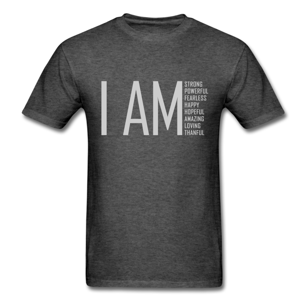I AM Strong, Powerful, Fearless - Unisex Classic T-Shirt - heather black