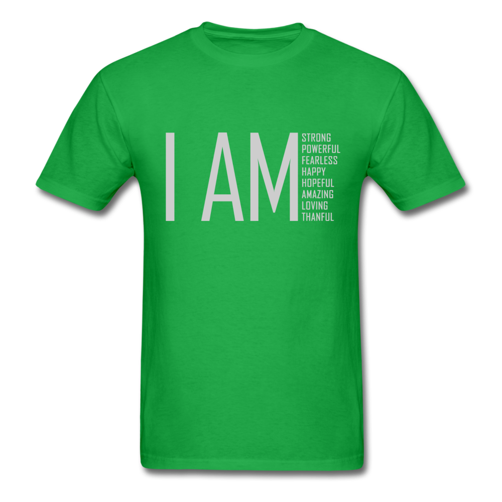 I AM Strong, Powerful, Fearless - Unisex Classic T-Shirt - bright green