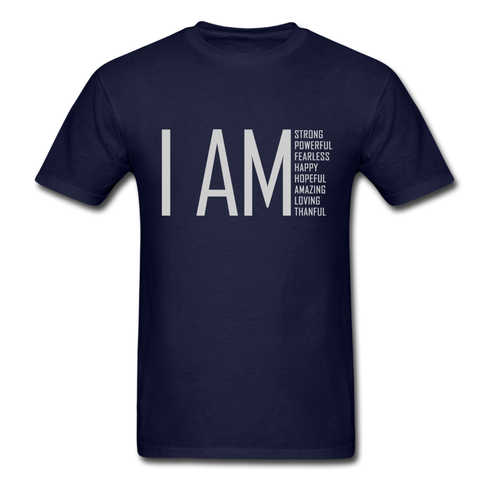 I AM Strong, Powerful, Fearless - Unisex Classic T-Shirt - navy