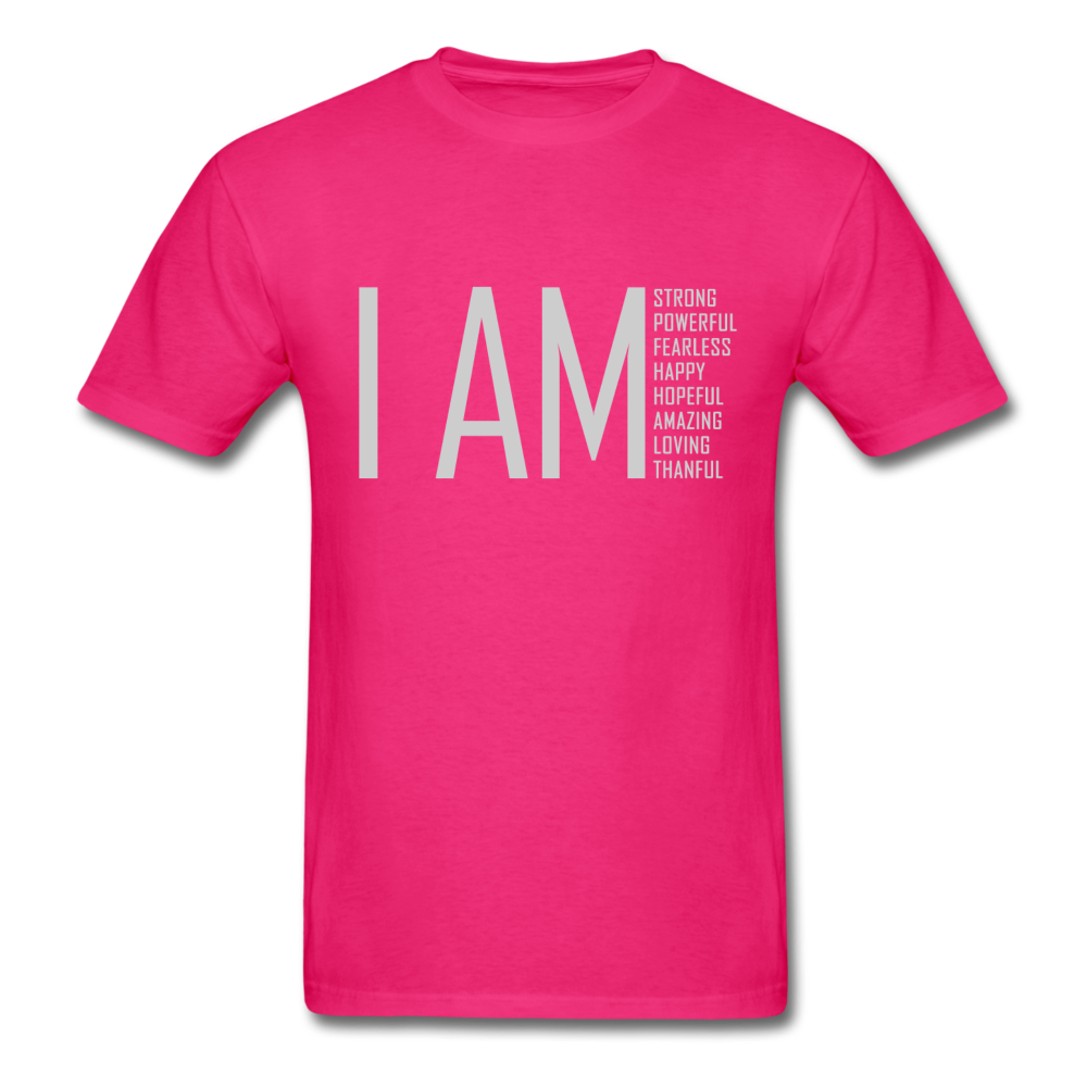 I AM Strong, Powerful, Fearless - Unisex Classic T-Shirt - fuchsia