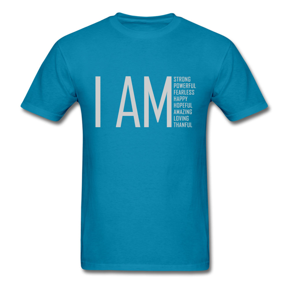 I AM Strong, Powerful, Fearless - Unisex Classic T-Shirt - turquoise