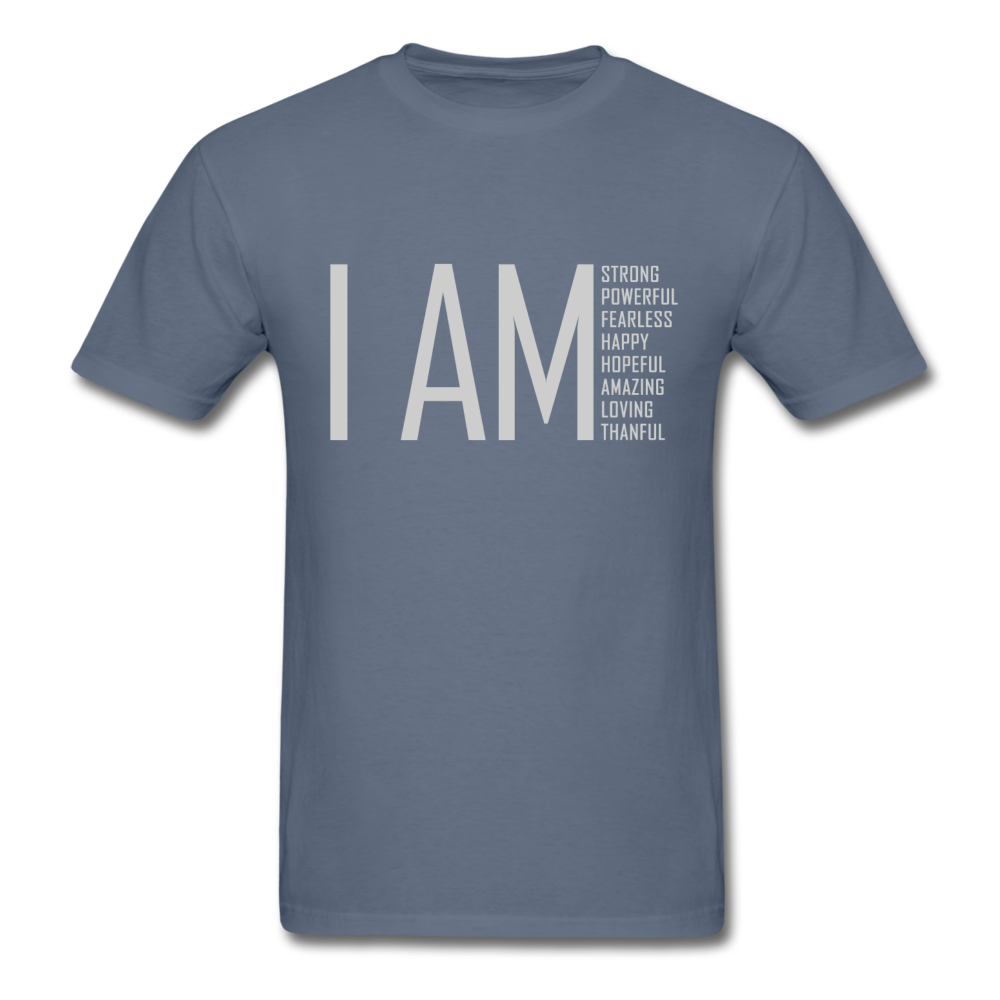 I AM Strong, Powerful, Fearless - Unisex Classic T-Shirt - denim