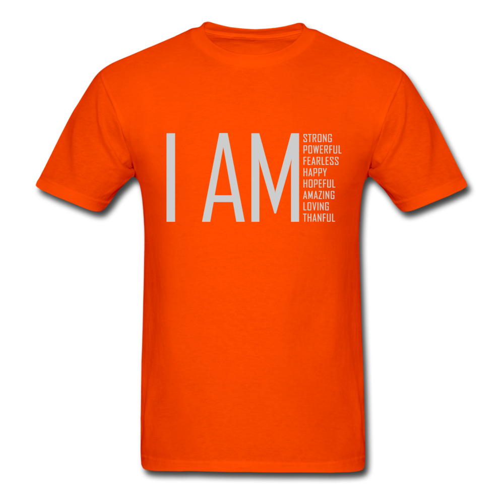 I AM Strong, Powerful, Fearless - Unisex Classic T-Shirt - orange