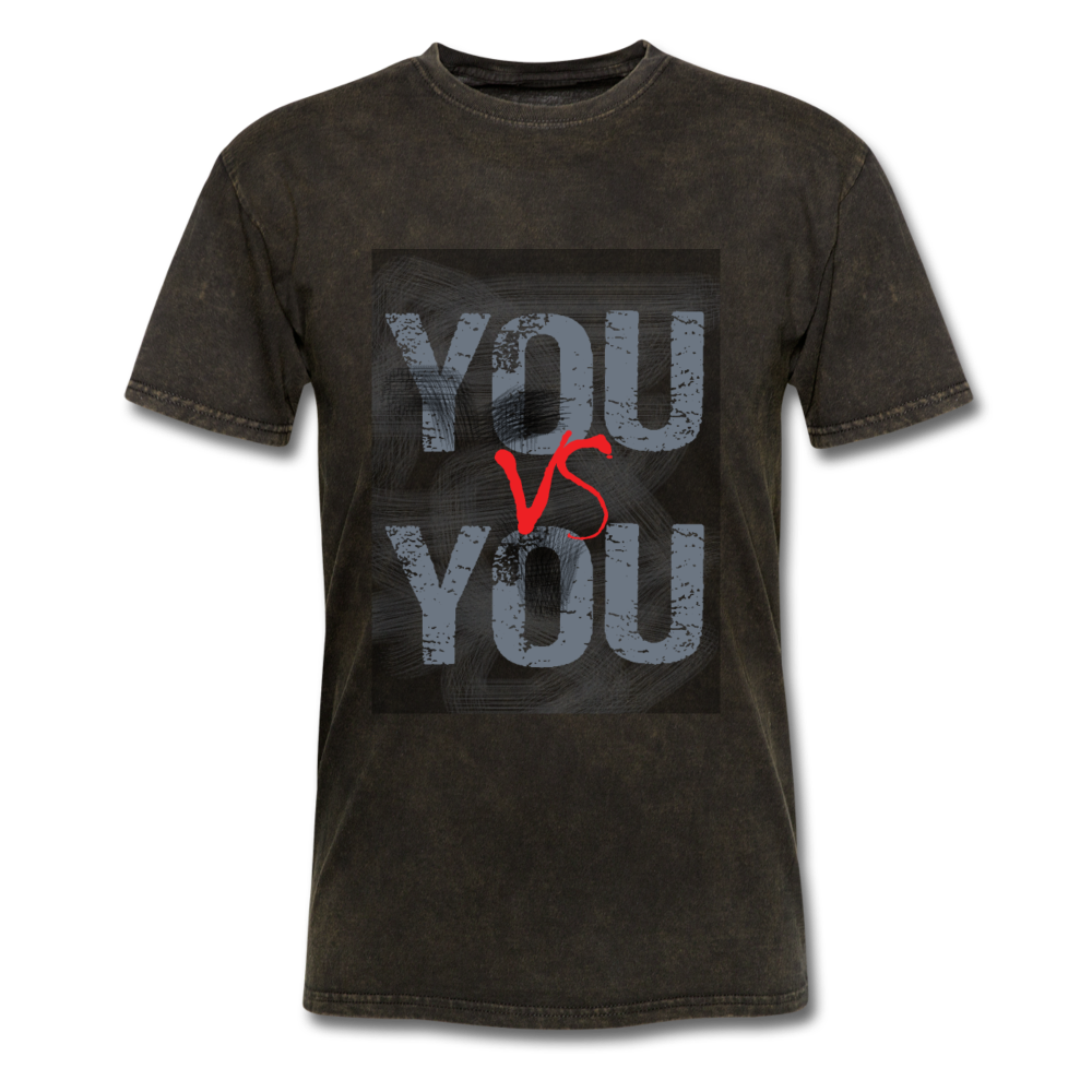 You vs You - Unisex Classic T-Shirt - mineral black