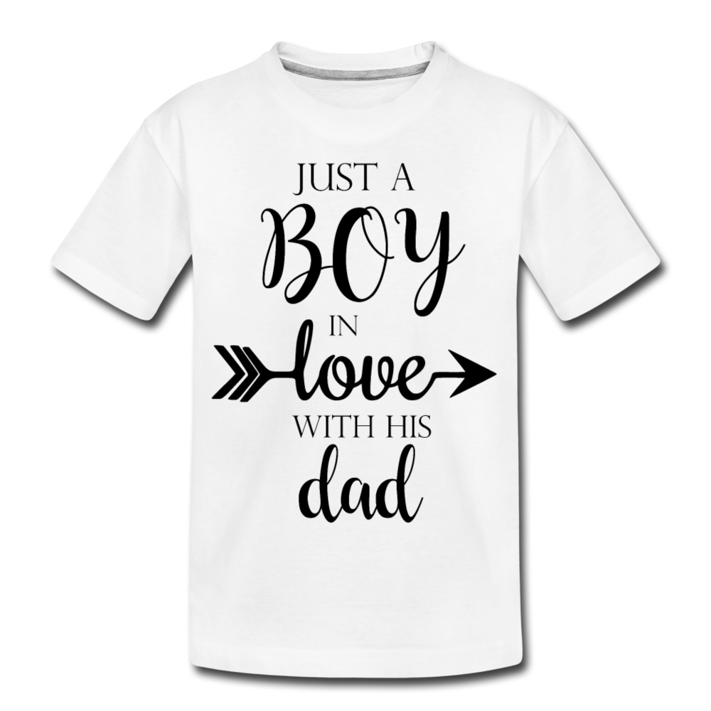 Just A Dad In Love With His Boy / Girl - Family T-Shirt